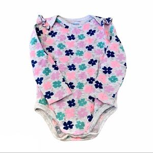 5/$25 NWOT Lightning Bug Floral Bodysuit